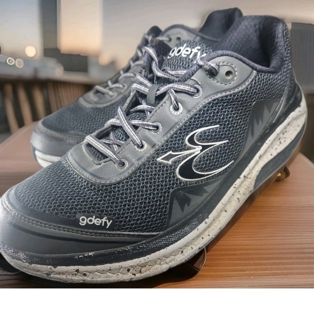 Gravity Defyer Gdefy Shoes TB9024MGS-M GREY/WHITE  Men Sz:10.5M Cottage Y2K[7A